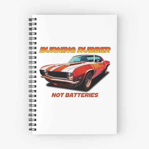 Item preview, Burning Rubber, Not Batteries designed and sold by InPrintsbyJeff.