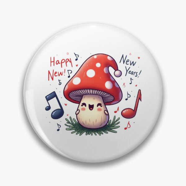 Item preview, Shroomy New Years! designed and sold by ER-EdensReign.
