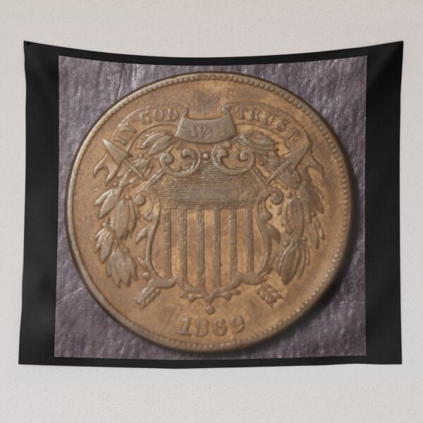 Item preview, 1869 Two Cents Choice XF-VF designed and sold by coinsxcrochet.
