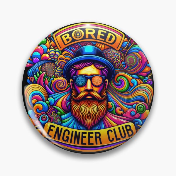 Item preview, Bored Engineer Club Psychedelic - Best Selling designed and sold by Aditya Bhole.