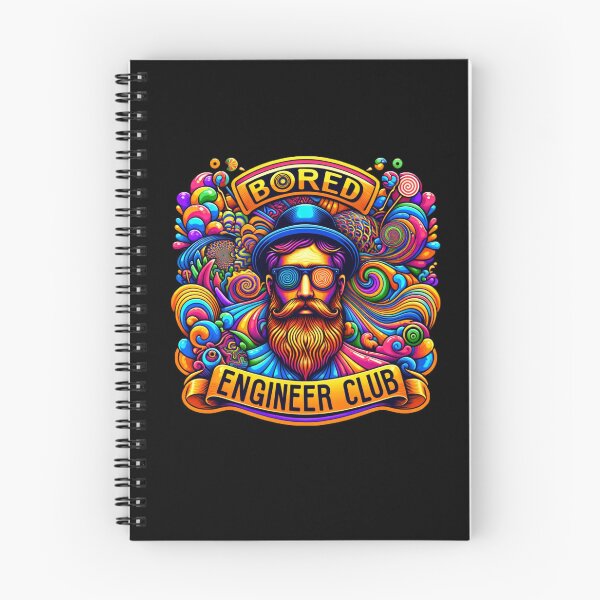 Item preview, Bored Engineer Club Psychedelic - Best Selling designed and sold by Aditya Bhole.