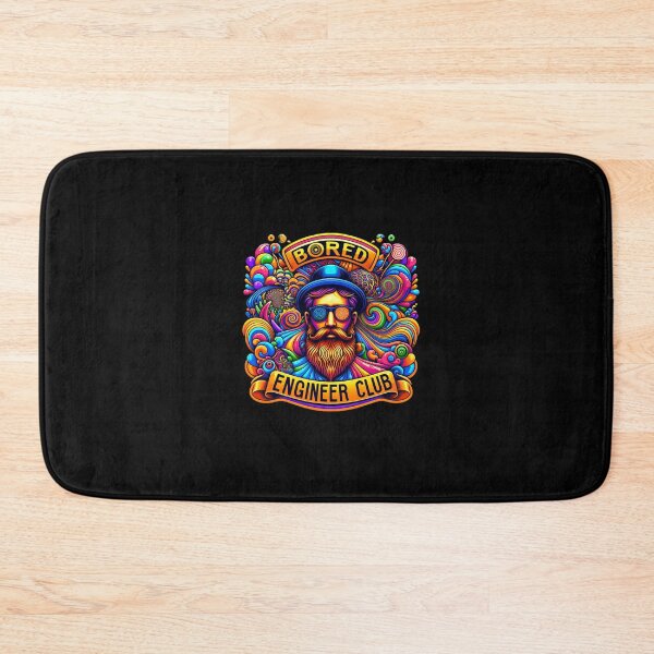 Item preview, Bored Engineer Club Psychedelic - Best Selling designed and sold by Aditya Bhole.