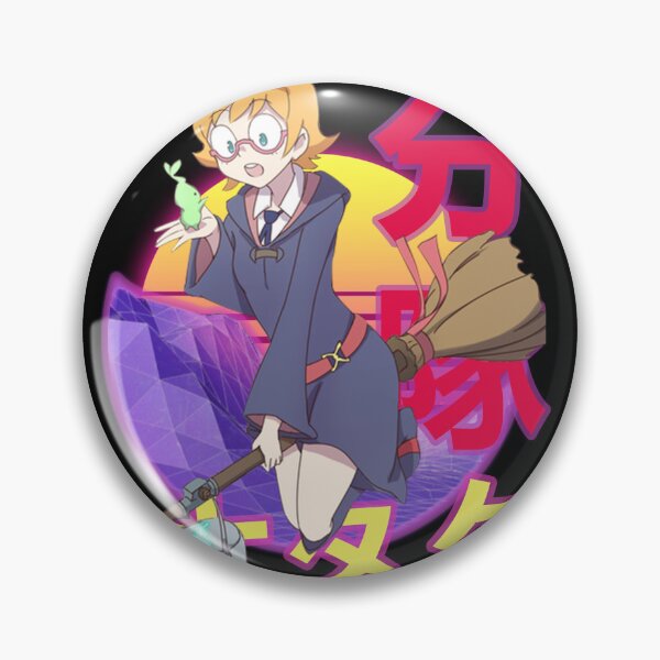 Item preview, Lotte Yansson Little Witch Academia Retro Sunset Design designed and sold by Wafusaurus.