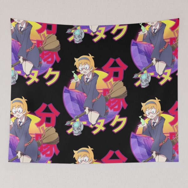 Item preview, Lotte Yansson Little Witch Academia Retro Sunset Design designed and sold by Wafusaurus.