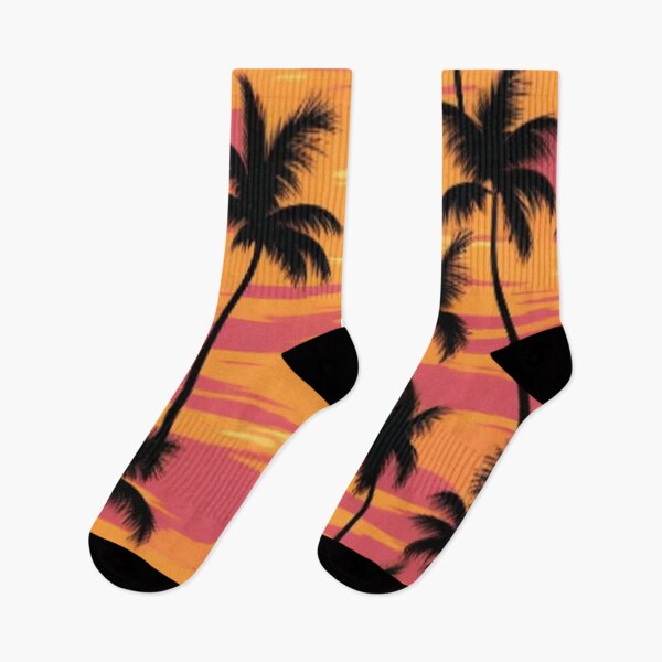 Item preview, Palm Trees, Pink/Orange Skies, Sunsets. designed and sold by logsinapond.