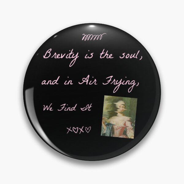 Item preview, Brevity Is the Soul, and in Air Frying, We Find It designed and sold by StudioTVDinners.