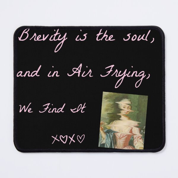 Item preview, Brevity Is the Soul, and in Air Frying, We Find It designed and sold by StudioTVDinners.