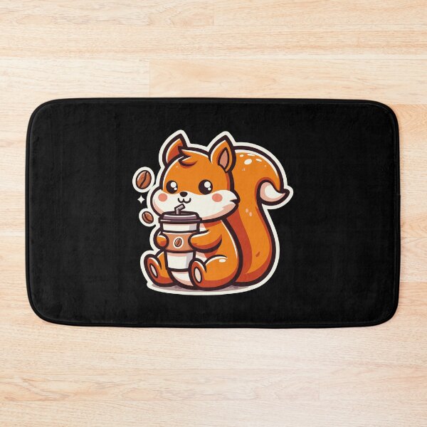 Item preview, Squirrel drinking coffee designed and sold by CoolThingss.