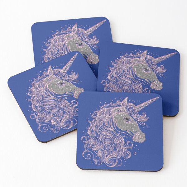 Item preview, Cute Unicorn Head, Rainbow Unicorn Art For Unicorn Fans designed and sold by haRexia.