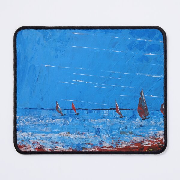 Item preview, 5 Yachts - Acrylic on Canvas designed and sold by Paul Gilbert.