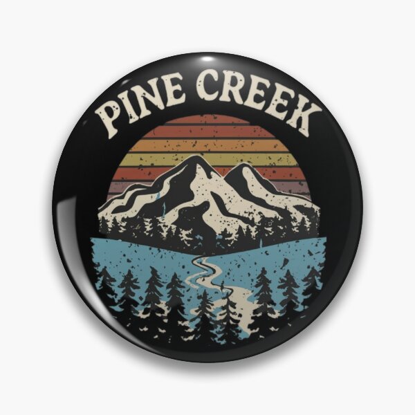 Item preview, Pine Creek - Wyoming  designed and sold by GroovyDino.
