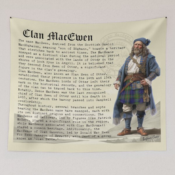 Item preview, MacEwen Scottish Clan History  designed and sold by BagTown Clans.