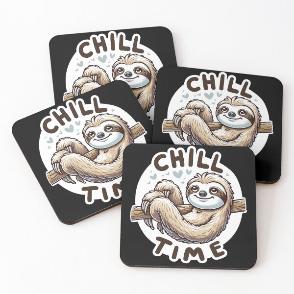 Item preview, Chill Time - Sloth Illustration designed and sold by MrERNST.