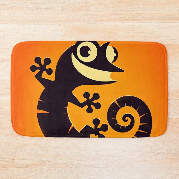 Item preview, Charming Gecko Silhouette: Sunset Vibes designed and sold by inkArtistryfine.