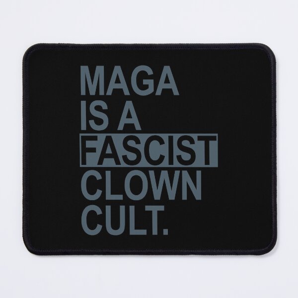 Item preview, MAGA IS A Fascist Clown CULT - subtle gray designed and sold by Thelittlelord.