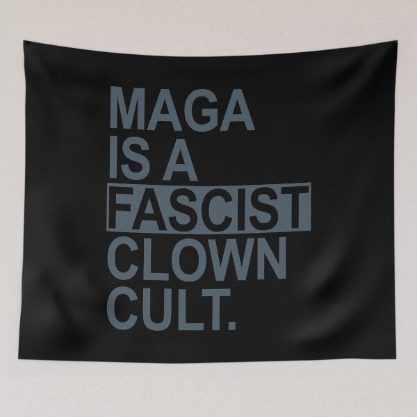 Item preview, MAGA IS A Fascist Clown CULT - subtle gray designed and sold by Thelittlelord.