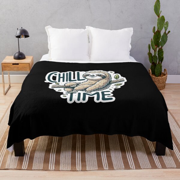 Item preview, Chill Time - Sloth Illustration designed and sold by MrERNST.