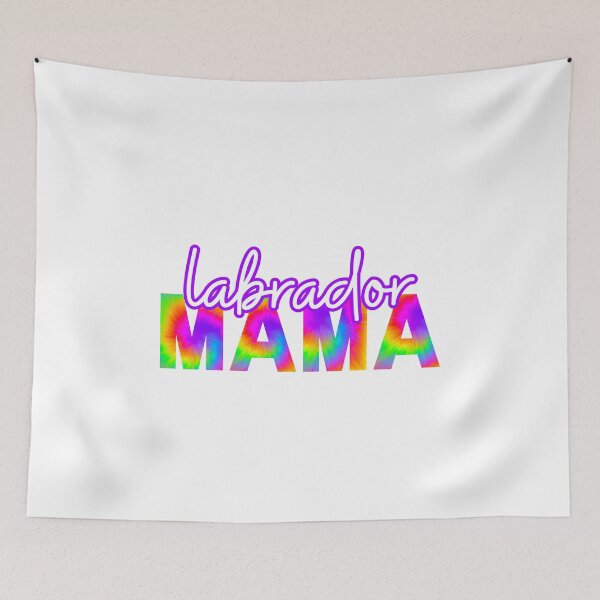 Item preview, Labrador Mom Dog Mom Gift Lab Mom Gift Tie Dye designed and sold by AIVDesignCo.