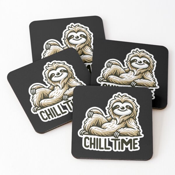 Item preview, Chill Time - Sloth Illustration designed and sold by MrERNST.