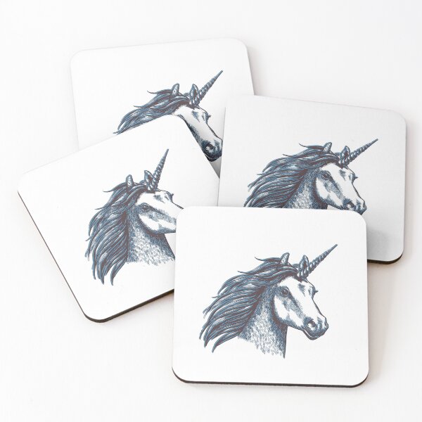 Item preview, Cute Unicorn Head, Rainbow Unicorn Art For Unicorn Fans designed and sold by haRexia.