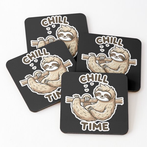 Item preview, Chill Time - Sloth Illustration designed and sold by MrERNST.