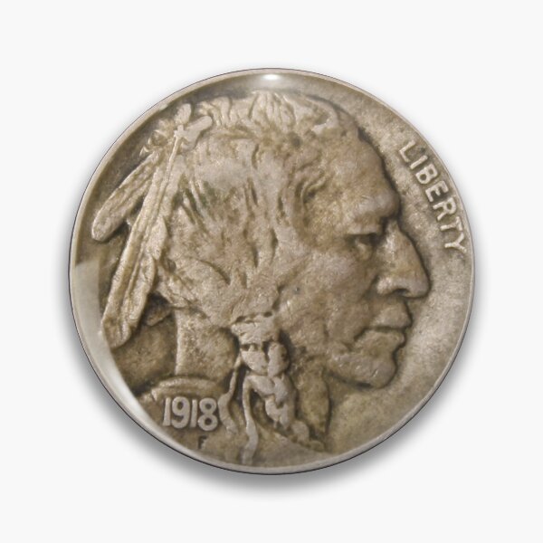 Item preview, 1918 Buffalo Nickel XF designed and sold by coinsxcrochet.