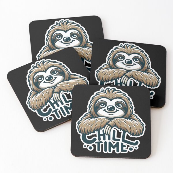 Item preview, Chill Time - Sloth Illustration designed and sold by MrERNST.