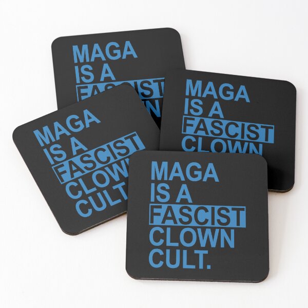 Item preview, MAGA IS A Fascist Clown CULT - blue designed and sold by Thelittlelord.