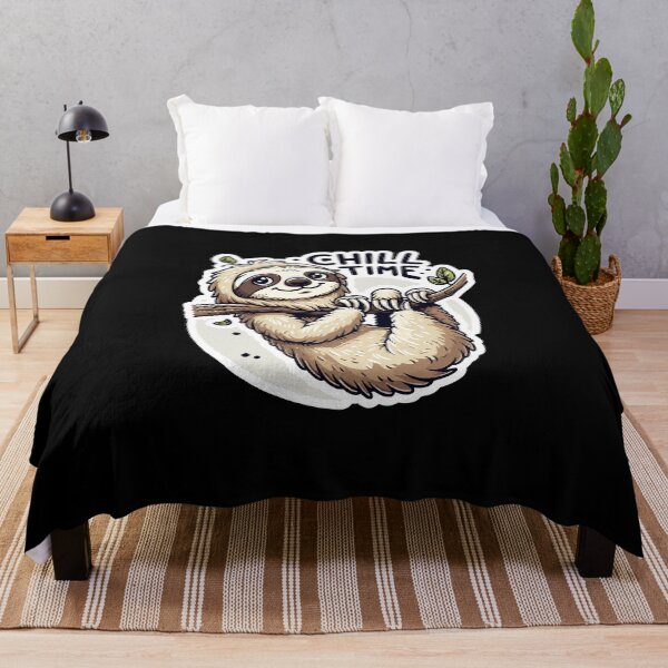 Item preview, Chill Time - Sloth Illustration designed and sold by MrERNST.
