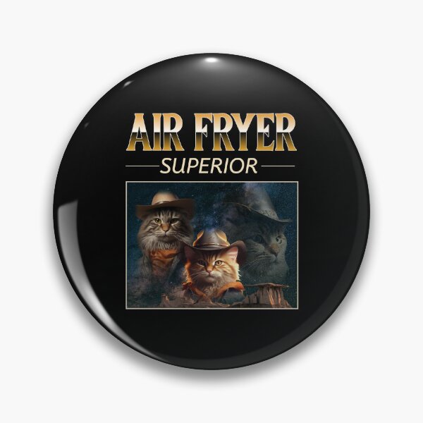 Item preview, Air Fryer Superior Cat designed and sold by StudioTVDinners.