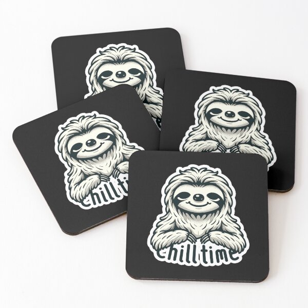 Item preview, Chill Time - Sloth Illustration designed and sold by MrERNST.
