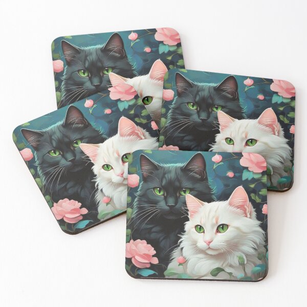 Item preview,  yin yang cats designed and sold by baspettersen.