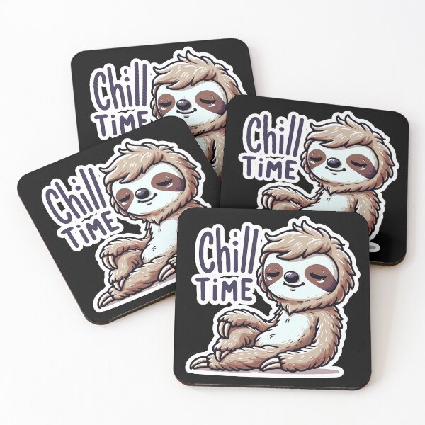 Item preview, Chill Time - Sloth Illustration designed and sold by MrERNST.