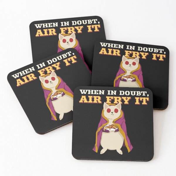 Item preview, When in Doubt, Air Fry It Cat designed and sold by StudioTVDinners.