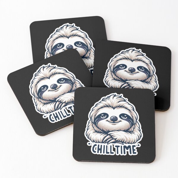 Item preview, Chill Time - Sloth Illustration designed and sold by MrERNST.