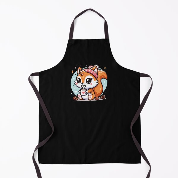 Item preview, Cute Squirrel Girl Drinking Coffee designed and sold by CoolThingss.