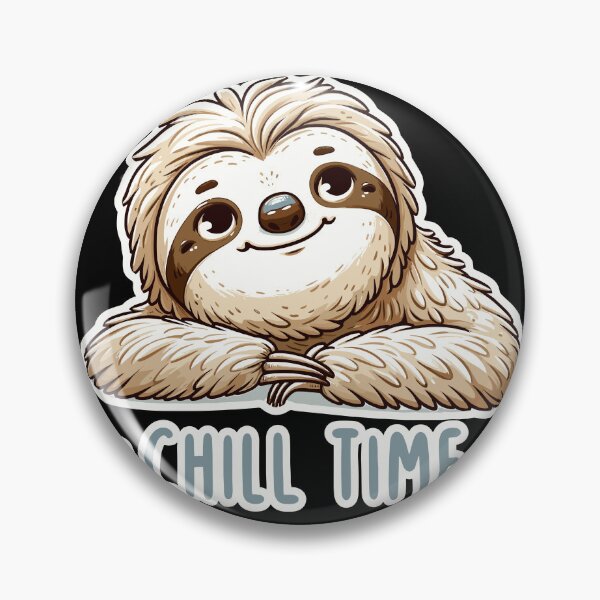 Item preview, Chill Time - Sloth Illustration designed and sold by MrERNST.