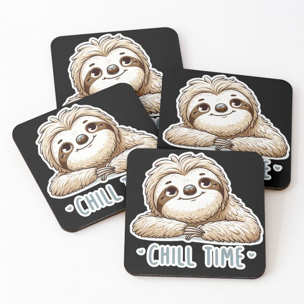 Item preview, Chill Time - Sloth Illustration designed and sold by MrERNST.