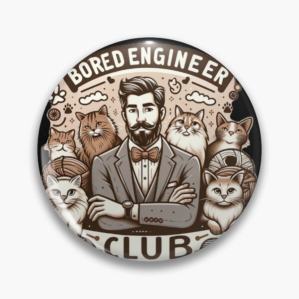 Item preview, Bored Engineer Club Cat Lover - Best Selling designed and sold by Aditya Bhole.