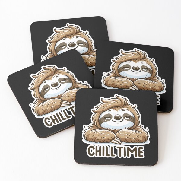 Item preview, Chill Time - Sloth Illustration designed and sold by MrERNST.