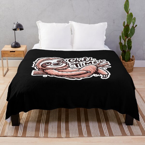 Item preview, Chill Time - Sloth Illustration designed and sold by MrERNST.