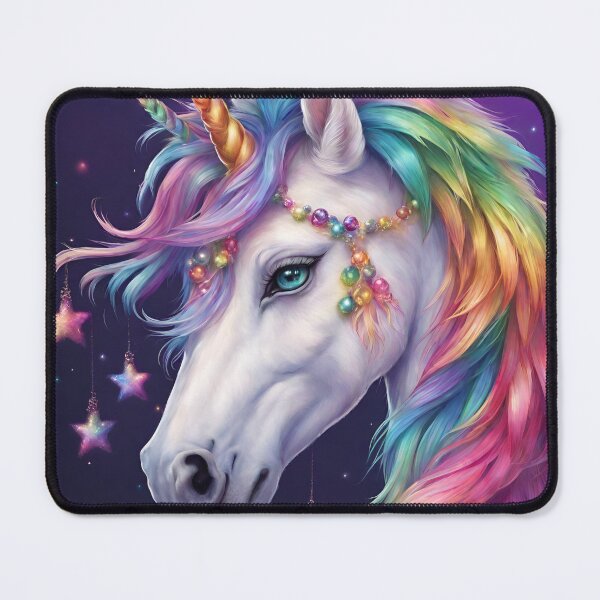 Item preview, Cute Unicorn Head, Rainbow Unicorn Art For Unicorn Fans designed and sold by haRexia.