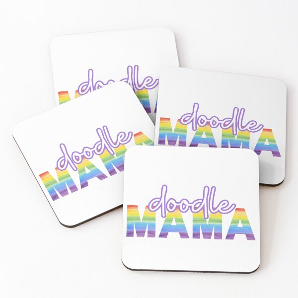 Artikelvorschau, Goldendoodle Mama Hund Mama Geschenk Doodle Mama Geschenk Regenbogen entworfen und verkauft von AIVDesignCo.