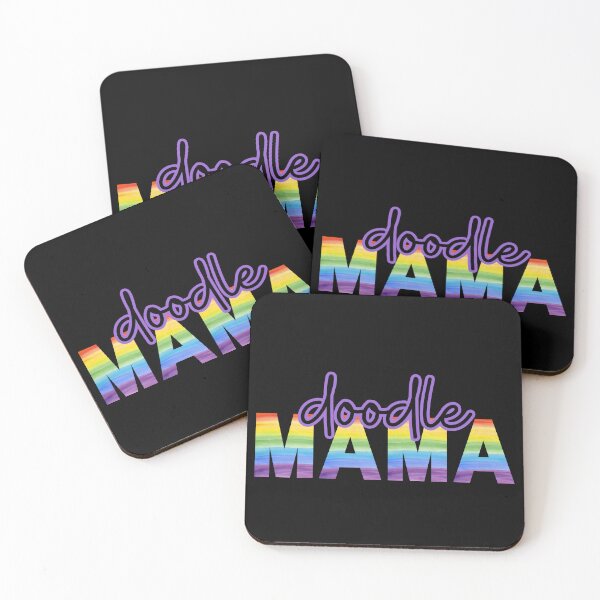 Artikelvorschau, Goldendoodle Mama Hund Mama Geschenk Doodle Mama Geschenk Regenbogen entworfen und verkauft von AIVDesignCo.