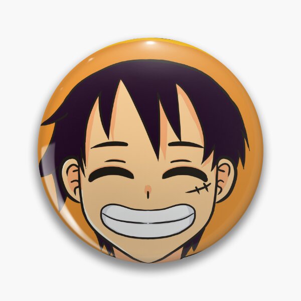 Artikelvorschau, One Piece Ruffy lächelnd entworfen und verkauft von Ilustra Steph.