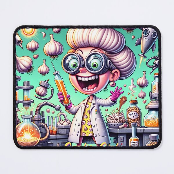 Item preview, Mad Scientist Garlic Girl: Zany Lab Adventures designed and sold by inkArtistryfine.