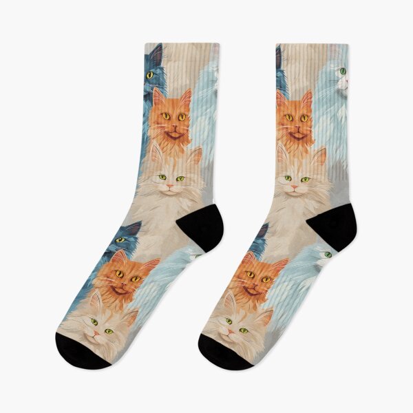 Item preview, Cats 1 Siberian 22 designed and sold by DigitalPatternx.
