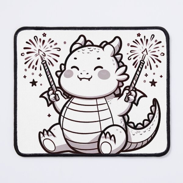 Item preview, "Chubby Dragon Cuteness: Tet 2024 Delight in Heartwarming Graphic" designed and sold by Huycao211.