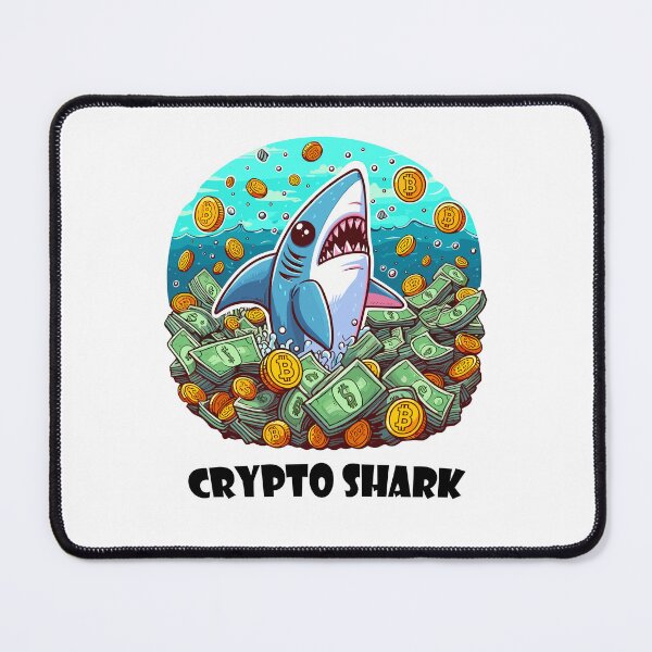 Item preview, Crypto Currency Shark Bitcoin  designed and sold by DinoKate.