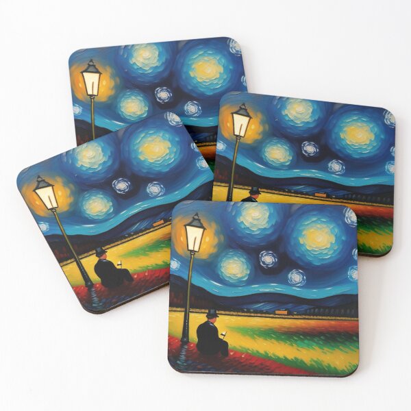 Item preview, "New Year's Eve Impression: Oil Painting, Van Gogh Style Celebration" designed and sold by Huycao211.